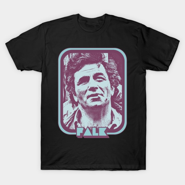 Peter Falk  // Vintage Aesthetic Fan Art Design T-Shirt by DankFutura